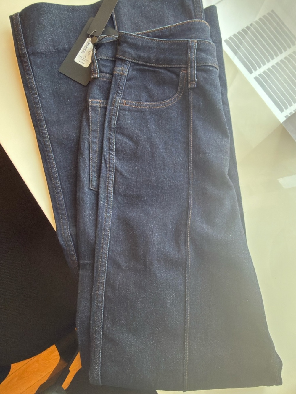 Rag & Bone High-Rise Wide-Leg Women’s Jeans in Dark Indigo Size 26 NWT - Picture 2 of 4